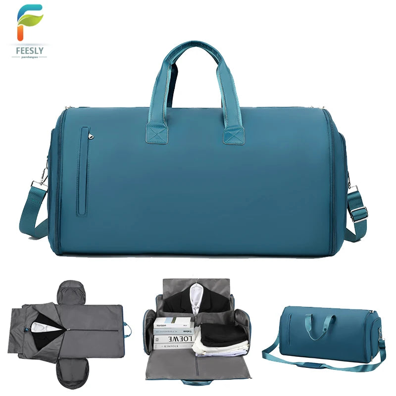 Custom Logo Waterproof Large Capacity Travel Bag Overnight Bags Multifunction Business Stylish Travel Bag