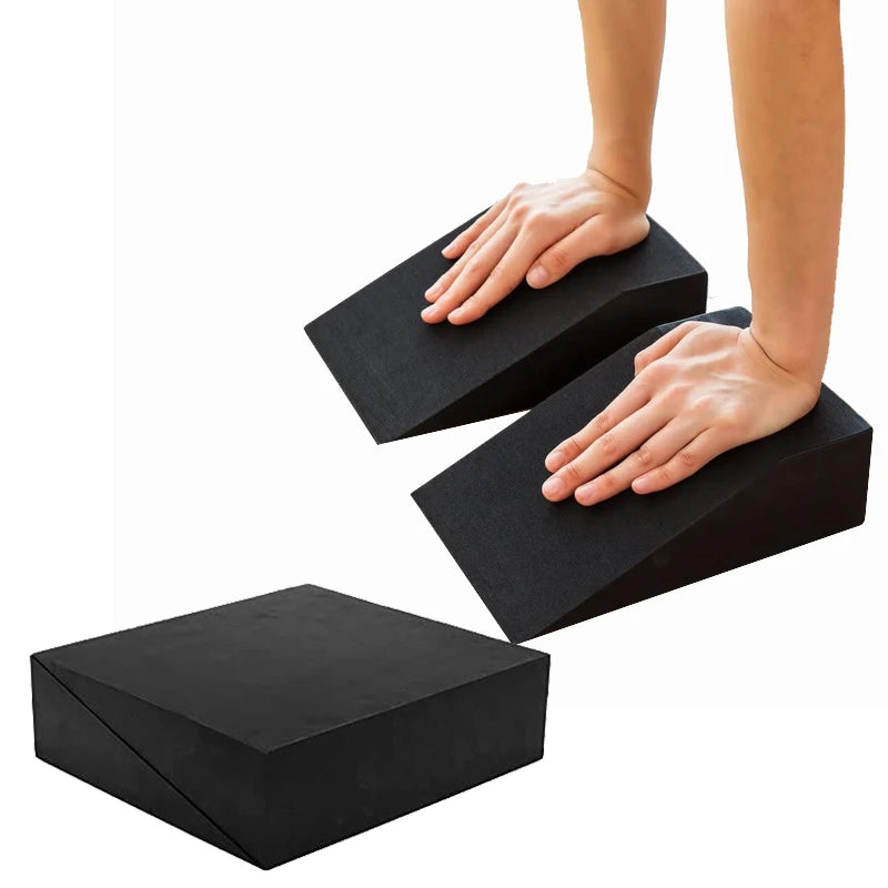 Wholesale With logo High Density Premium Eco Friendly Custom Color Anti-slip Exercise Fitness Eva Foam Yoga Squat Block Wedge
