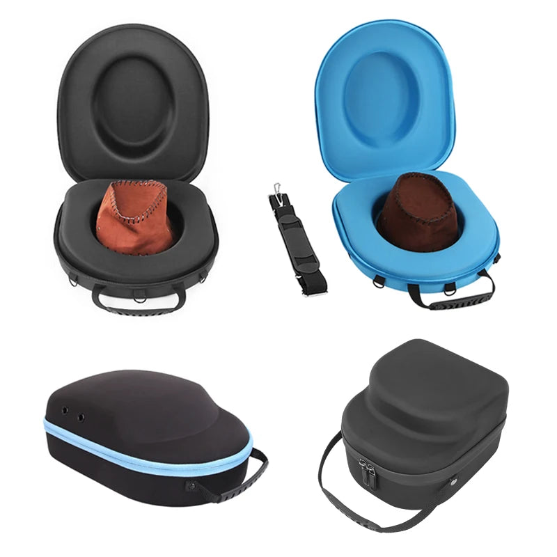 Factory Custom Hard Hat Case for 6 Baseball CapsHat Carrier Travel Bag With Adjustable Shoulder Strap and Carrying Handle