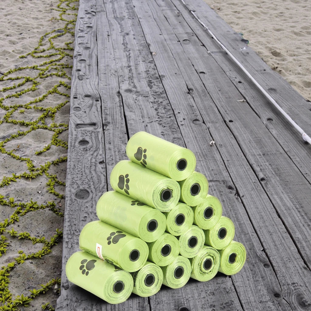 Earth-Friendly Dog Poo Bags Biodegradable Compostable Pet Dog Poop Waste Bags for Dogs