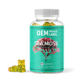 Private Label Sea Moss Gummies Vegan Supplement OEM Sea Moss Gummies Burdock Root Sea Moss Gummies
