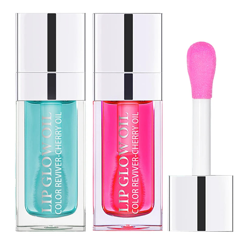 Long Lasting Moisturizing Non-Sticky Fresh Colorful Fruit Flavour Lip Plumper Oil Almond Lip Oil Tubes With Logo