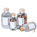200ml 250ml 375ml 500ml 750ml Glass Liquor Bottle Frosted Glass Wine Bottles Vodka Glass Bottles with Cork