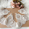 Luxury Advanced Custom Lace Beaded Car Bone Lace for DIY Wedding Veil or Bags