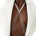 Fashionable Multi-Layer Rhinestone Waist Chain for Women Perfect Beachwear Body Chain Accessory - Wholesale Body Chain