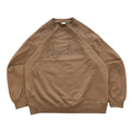 350 GSM French Terry Soft Heavyweight 100 Cotton Crewneck Oversized Sweatshirts for Men Custom Screen Printed
