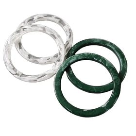 Deepeel HE007 11.5CM Bag Accessories O Ring Resin Buckles Plastic Bag Handle