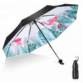 21inch 5 folding umbrella and 2 layer folding umbrella with inner printing umbrellas