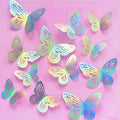 Ychon Hot Selling Magic Color Butterfly Cake Toppers Plastic Cake Decorations Supplies for Mother's Day Valentine's Day