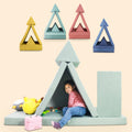 Transforming Foam Play System for Kids Sectional Couch Living Room Furniture Kid Sofa Bed for Children Sleeping