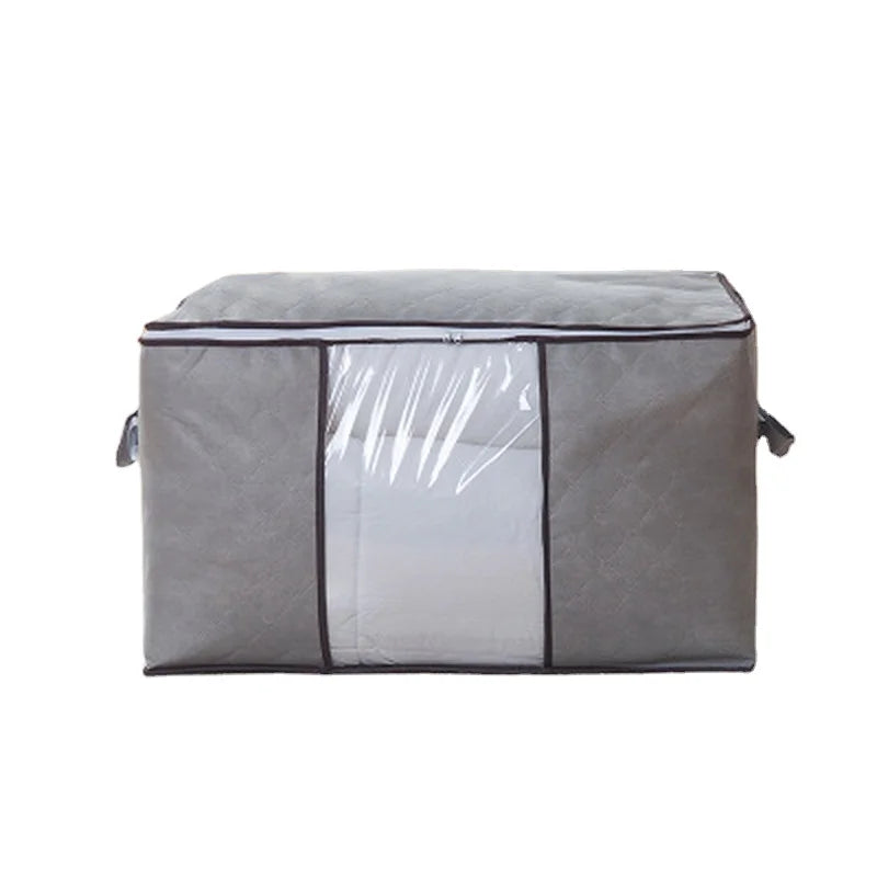 Simple Household Washable Multi-functional Set Extra Large Capacity Clear Window Folding Storage Box