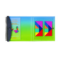 Factory Directly Custom Portable Paper Travel Tangram Educational Eco-friendly Reusable Fridge Puzzle Game Shape Square Kids MegaBDM
