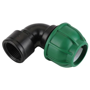 Professional Supply  Manufacturer Polypropylene Compression Fittings pp Female Threaded Elbow for Agricultural Irrigation