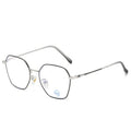 8205 Custom Logo Fashion Men Square Light Metal Frame Clear Lens American Optical Frame Glasses