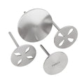 15mm 20mm 25mm 35mm Sanding Paper Stainless Steel Disc Mandrel 3/32" Metal Disk Nail Drill Bits Accessories