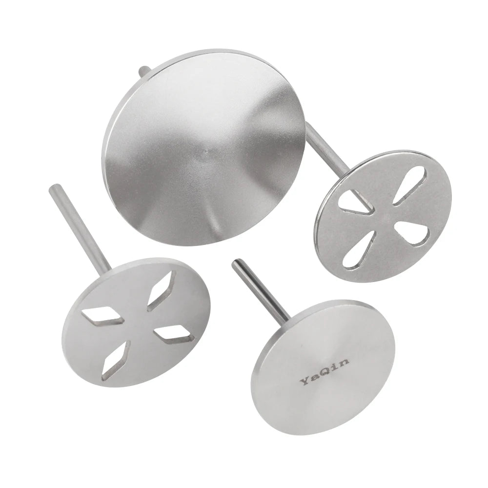 15mm 20mm 25mm 35mm Sanding Paper Stainless Steel Disc Mandrel 3/32" Metal Disk Nail Drill Bits Accessories