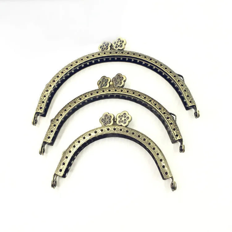 For AP2412 Metal Handbag Handle & Purse Frame Hardware Accessories