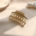 New Arrivals Hair Claw Clips for Women Metallic Big Hair Clips for Girls Hair Accessories Clips
