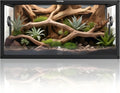 Mini Reptile Glass TerrariumFront Opening Door Full View Visually Appealing Mini Reptile or Amphibians Glass Habitat