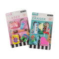 Promotional Eraser Instruments of Different Shapes Toy Eraser Piano Violin Microphone Stationary Personalized Mini Eraser Sets