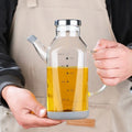 Large Capacity Kitchen Glass Oil Pot   Seasoning Bottle