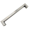 Modern Square Entrance Wooden Door Handle Exterior Big Door Handle Stainless Steel Custom Bathroom Shower Glass Door Pull Handle