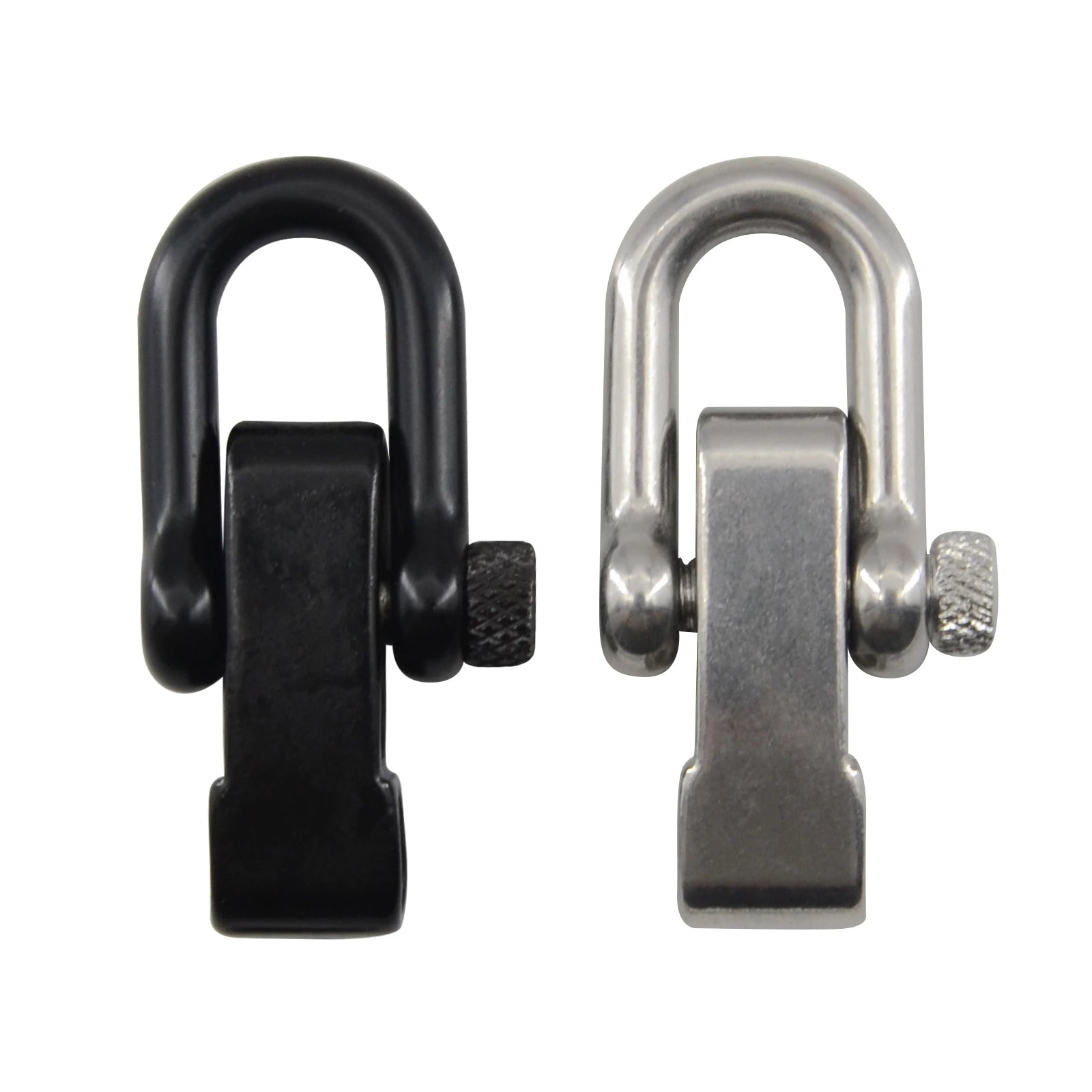 Stainless Steel for Adjustable U-Shaped Buckle Clip for Outdoor Survival Climbing & Tour Wrist Strap