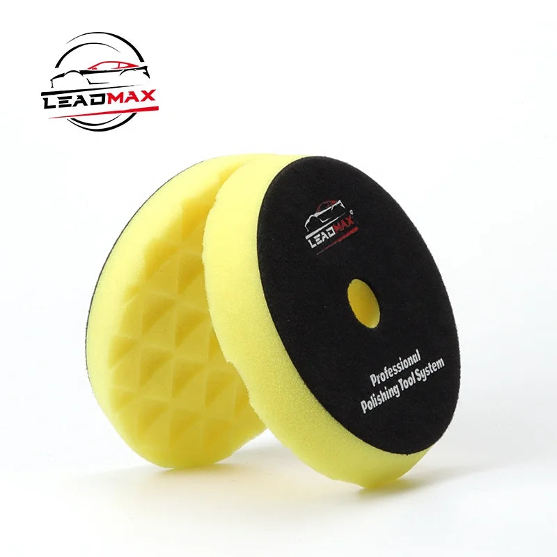 Customizable OEM Car Paint Hand Polishing Machine Detailing Foam Buffing Pads Bevel Edge Polish Products Wax Automotive Buffer