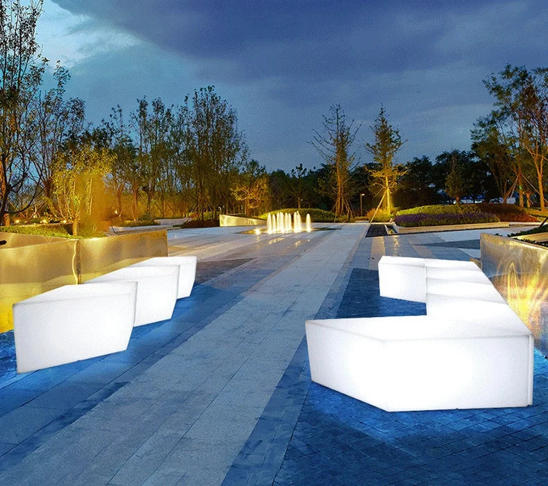 Q207 LED Lighting Decoration Sofa Shopping Mall Outdoor Fashion Decoration Hotel Colorful Landscape Creative Charging Decoration