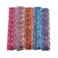Hot Sale Colorful 5cm Wide Sequin Embroidery African Laces Trim for Clothing