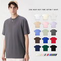 OEM/ODM 230G Heavryweight 230gsm Organic Cotton O-neck Men and Women T-shirt