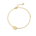 New Stainless Steel Silver Rose Gold 111-999 Personalized Lucky Angel Digital Number Bracelet Stainless Steel Chain Bracelet