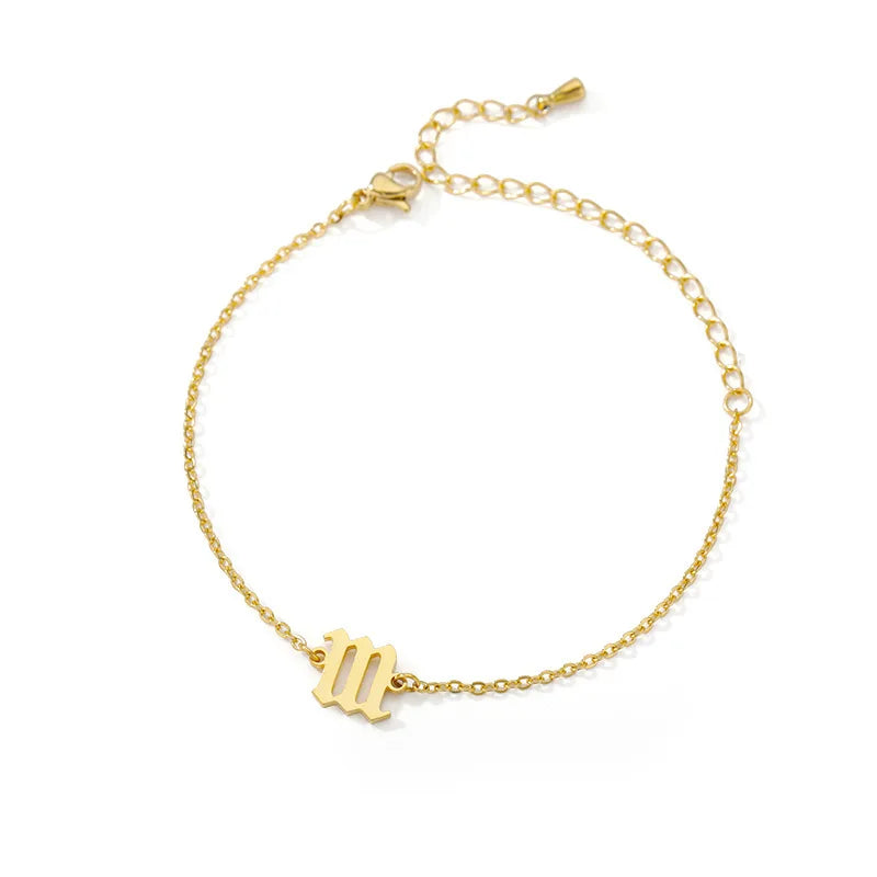 New Stainless Steel Silver Rose Gold 111-999 Personalized Lucky Angel Digital Number Bracelet Stainless Steel Chain Bracelet