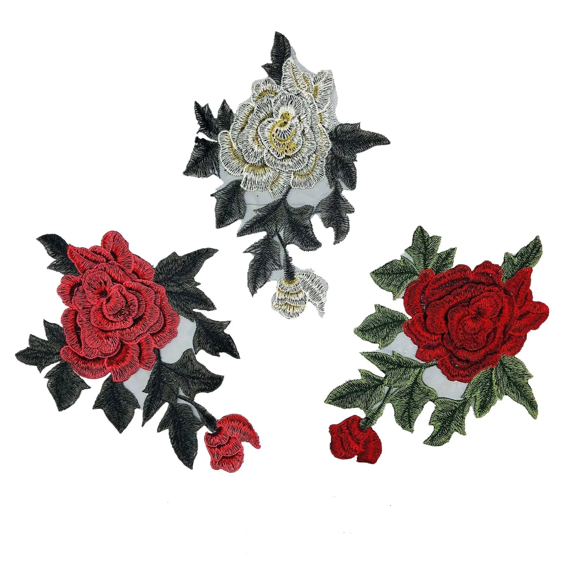 Flower Fatch Factory Garment Accessory Embroidery Patch Sew on Iron Patch New Design