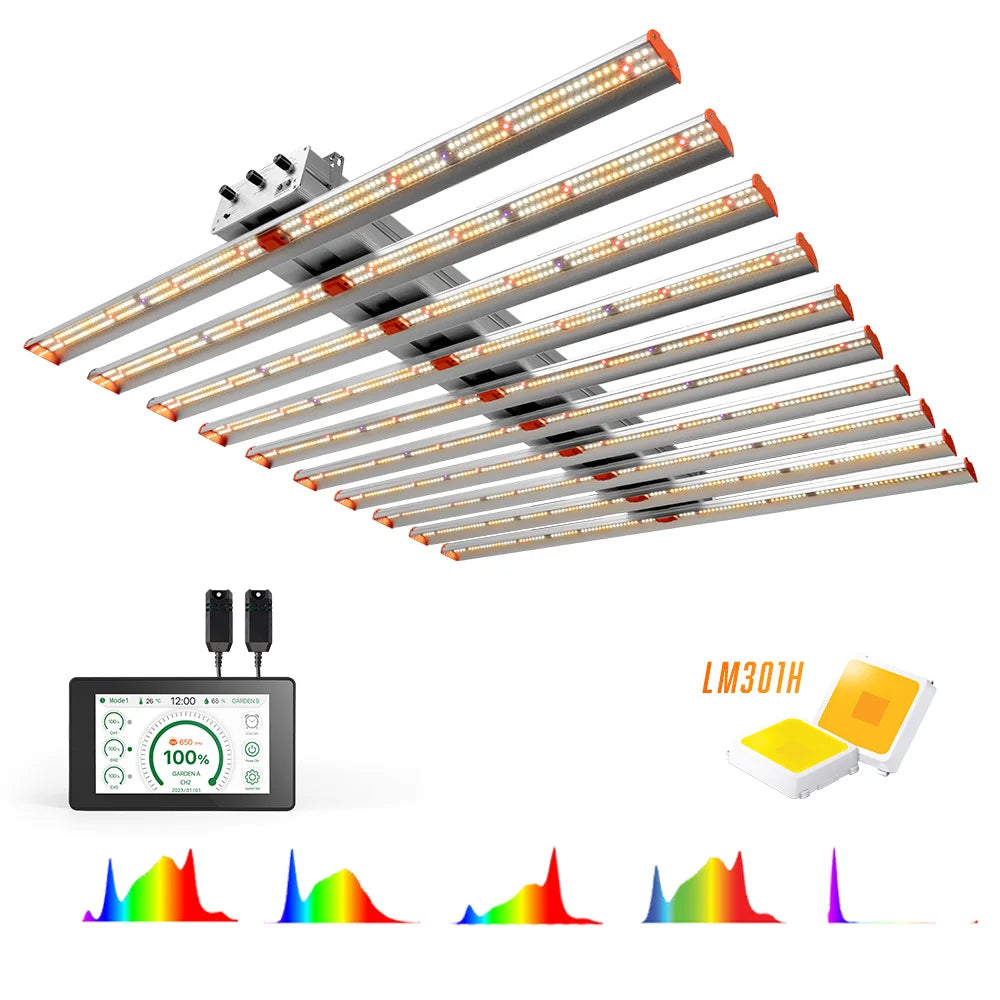 Hot Sale Sunplus 1000W Top Led Grow Light Review Uv and Ir Lm301H Bar for Veg Strawberry Plants
