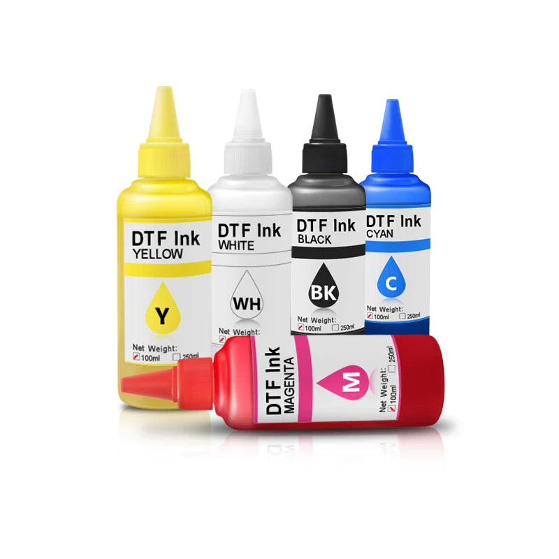 Ocbestjet White DTF Textil Print Ink Textile T-Shirt Printing PET Transfer Ink for Epson DTF Film Printer