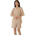 Sweat Steaming Suit Pure Cotton High-end Trousers Large Size Couple Hot Spring Hotel Sauna Suit Bath Suit for Women