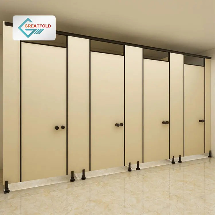 GreatFold Modern Toilet Partitions Cubicle Door Durable and Public for Schools Hospitals Hotels Showers