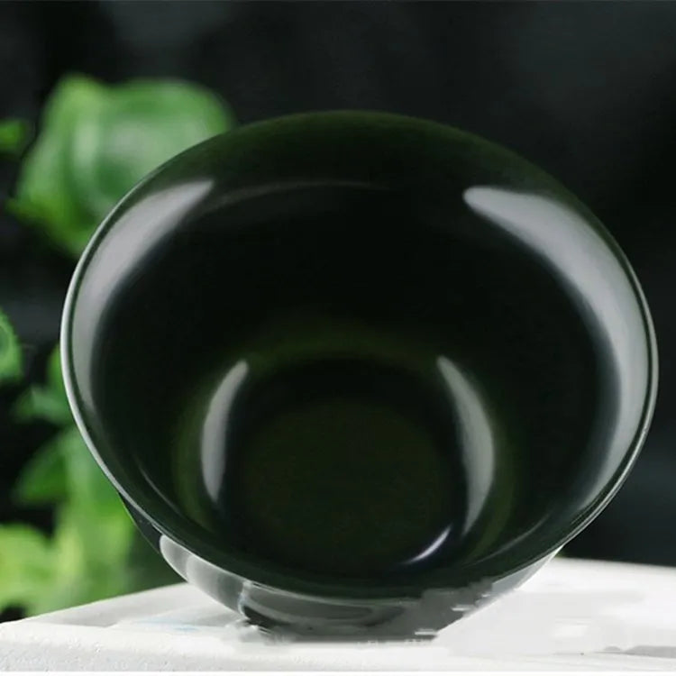Nephrite Teacup Coffee Cup Kung Fu Teacups Jade Stone Teacup Jade Furnishing Articles