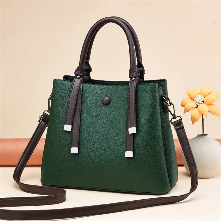 2024 New Trending Classical College Green Patent Leather Fancy Youth Girls Shoulder Handbag Manufacturers