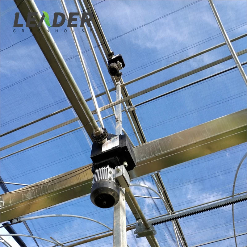 Agricultural Greenhouse Ventilation Shading Curtain 220V / 380V Electric Gearbox Speed Reducer Motor