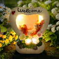 3pcs Resin Rabbit Statue Garden Yard Decoration No Electricity Needed Playful Design Handcrafted Sculpture