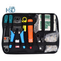 Professional Rj45 Crimping Tool Kit for CAT6 LAN Cable Tester Hand Tools Network Repair Set OEM Supported Packed in Bag