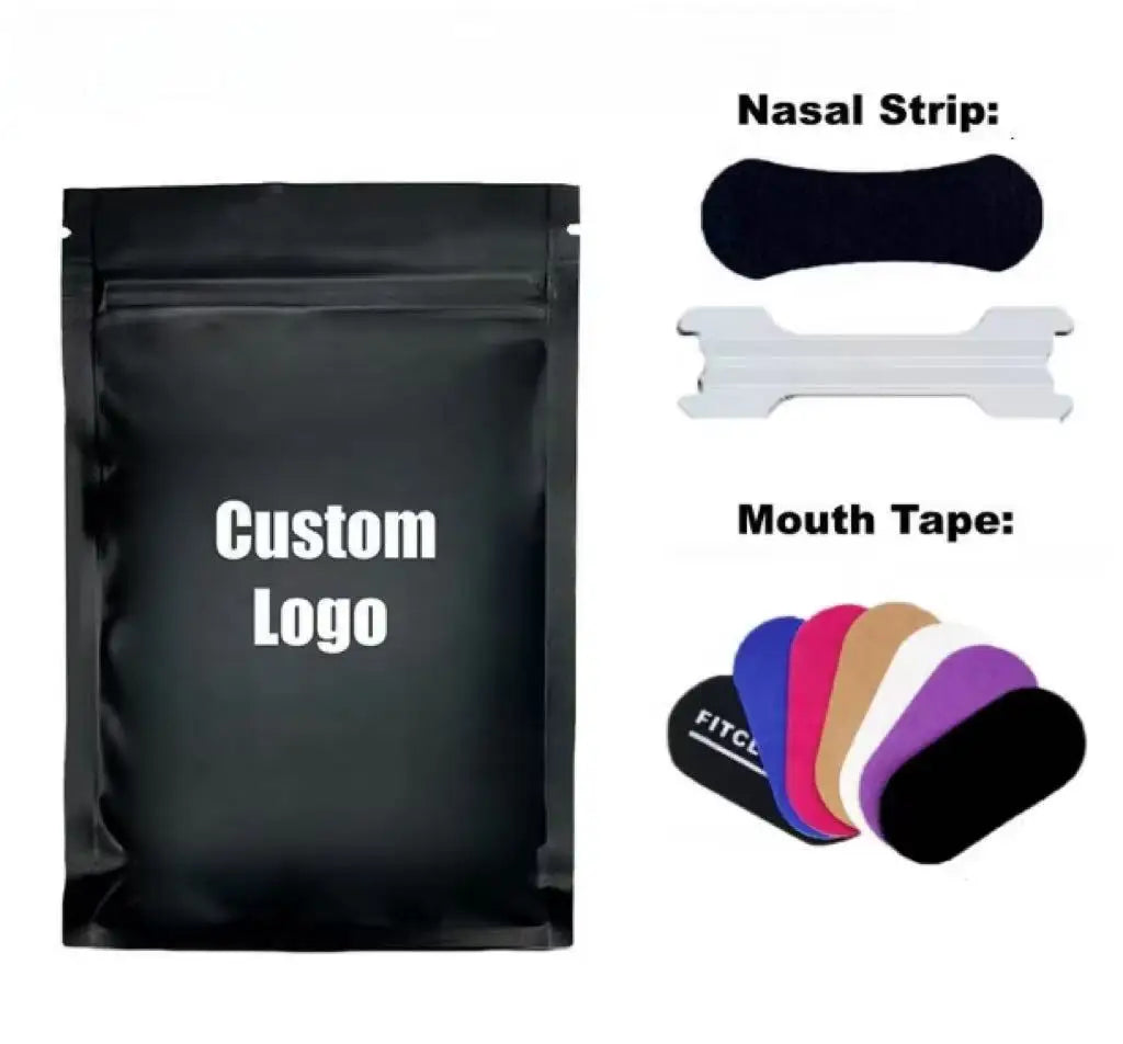 2025 New Selling Product Anti Ronflement Kit Nasal Strips Mouth Tape Combo Pack Accepts Customised Sleep Tape