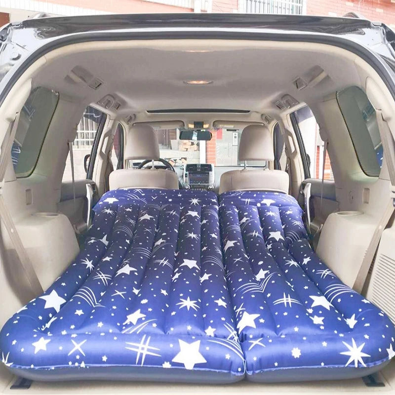 Factory Price Car air Mattress Car Inflatable Bed SUV Car Travel Bed Hatchback Travel Self-driving Supplies in Stock