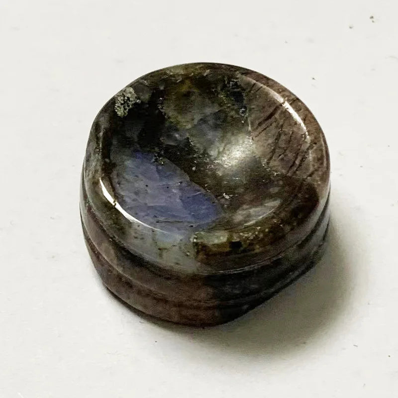 DIY Customized 27mm crystal ball sphere base labradorite Stand for sale