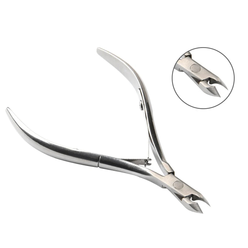High Quality Manicure Tools Cuticle Nipper Double Spring Professional Stainless Steel Cuticle Cutter Trimmer MegaBDM
