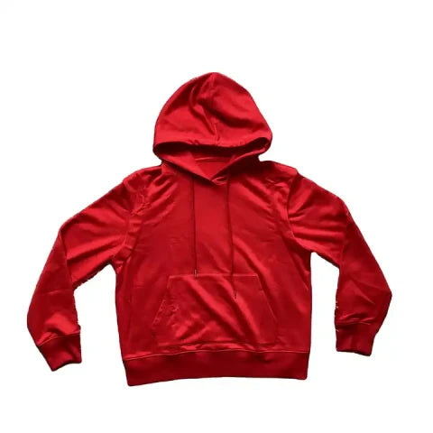 DENIMGUYS Men's Hoody Custom Double Layer Sleeve Oversized 100% Cotton Street Fashion Hoodie for Men