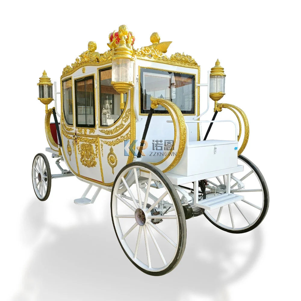 Electric Wedding Royal Horse Carriage for Sale-Customized Color CE ISO Certified