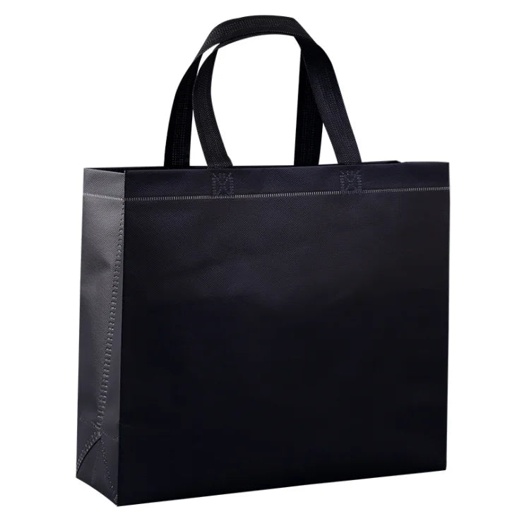 Eco-friendly in Stock Custom Logo Reusable Laminated Non-Woven Waterproof Tote Shopping Bag